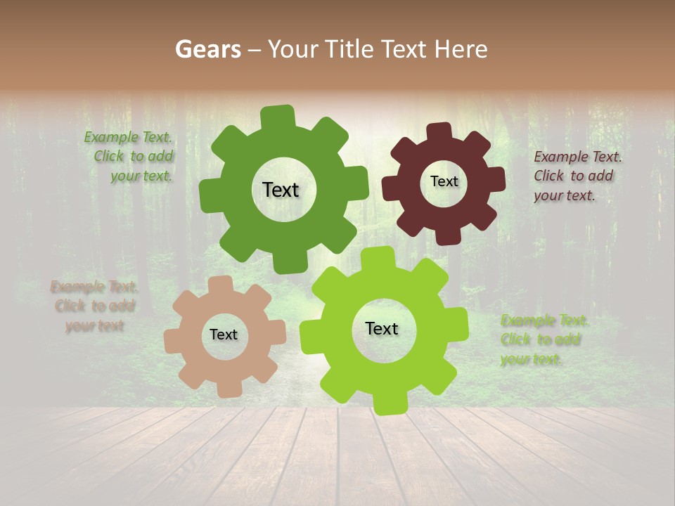 Frame Floor Light PowerPoint Template