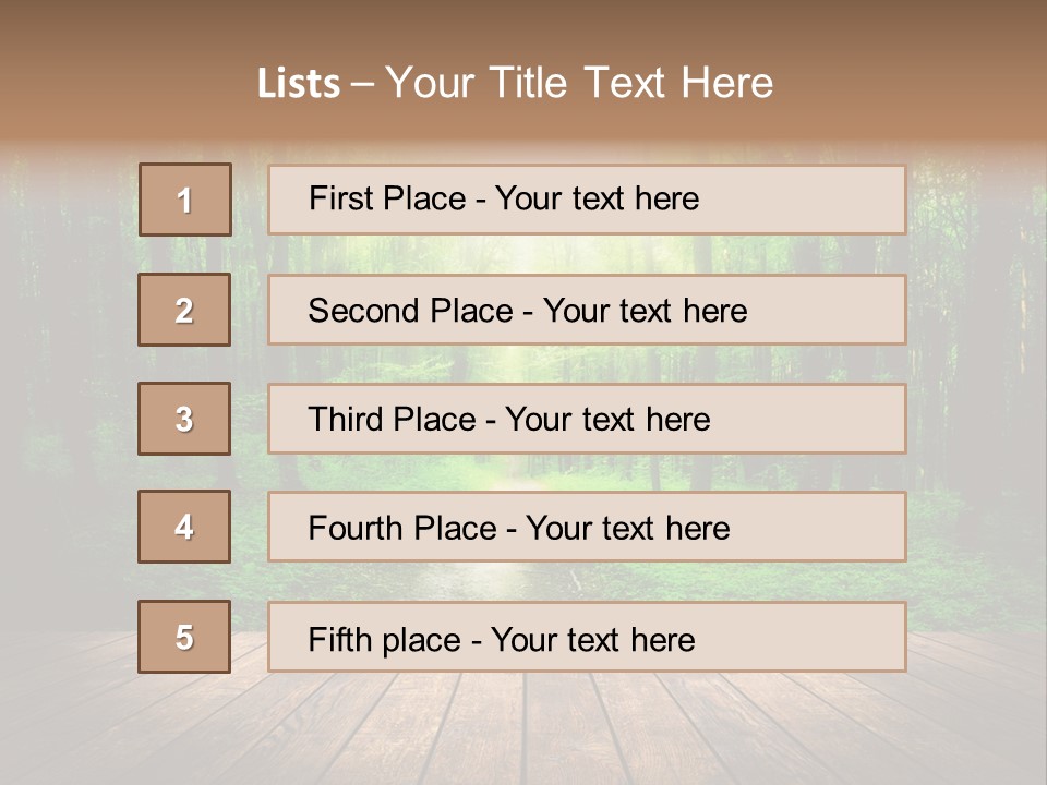 Frame Floor Light PowerPoint Template