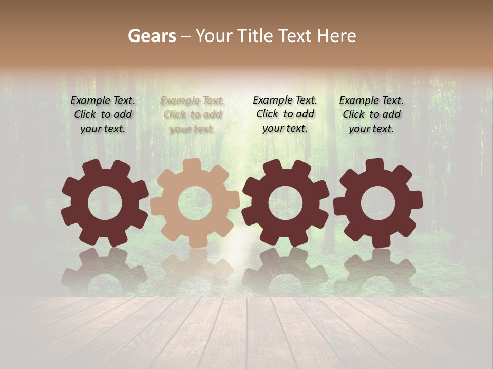 Frame Floor Light PowerPoint Template