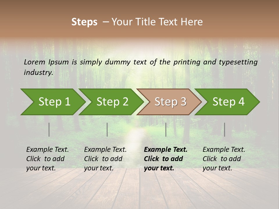 Frame Floor Light PowerPoint Template