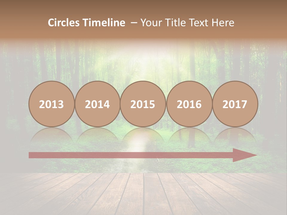 Frame Floor Light PowerPoint Template