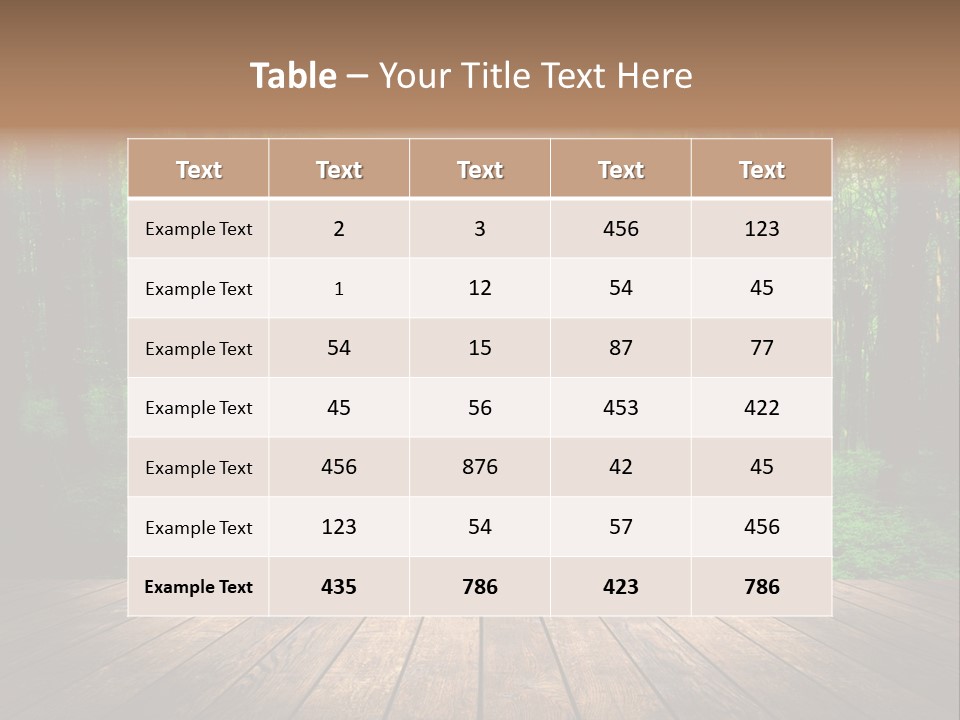 Frame Floor Light PowerPoint Template