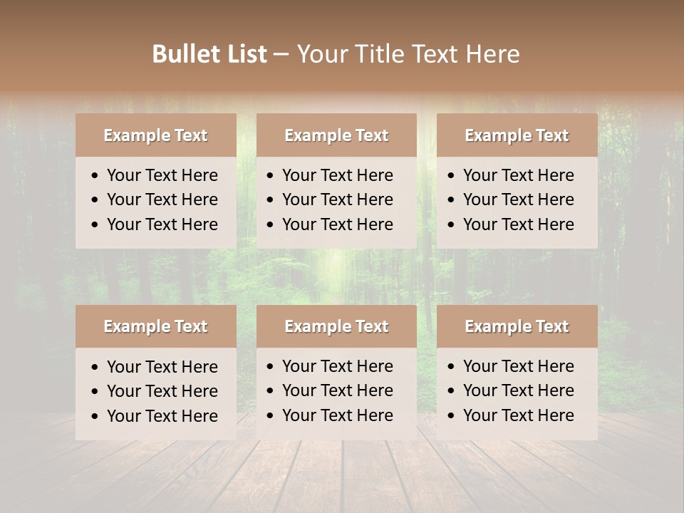 Frame Floor Light PowerPoint Template
