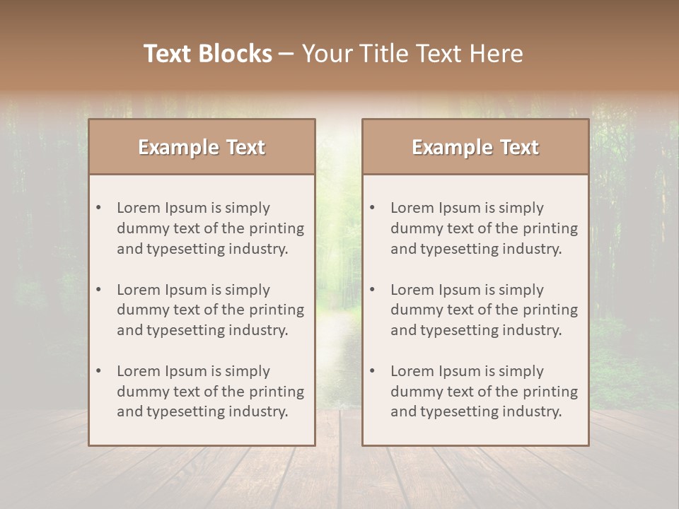 Frame Floor Light PowerPoint Template