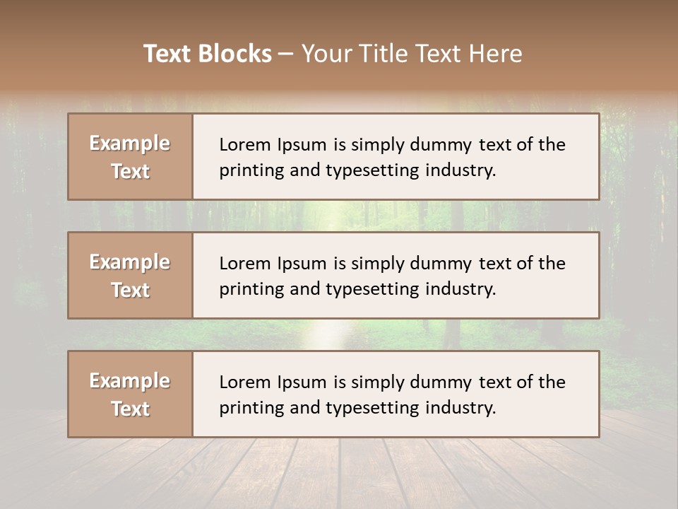 Frame Floor Light PowerPoint Template