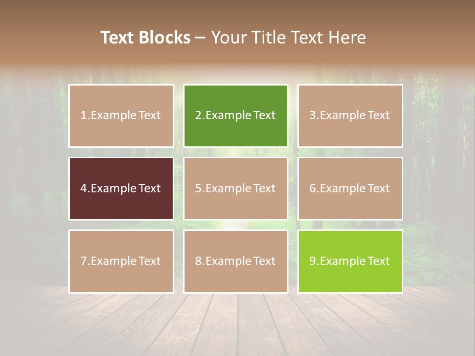 Frame Floor Light PowerPoint Template