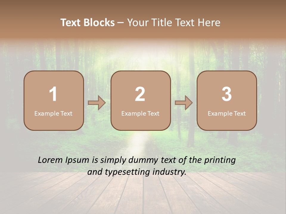 Frame Floor Light PowerPoint Template