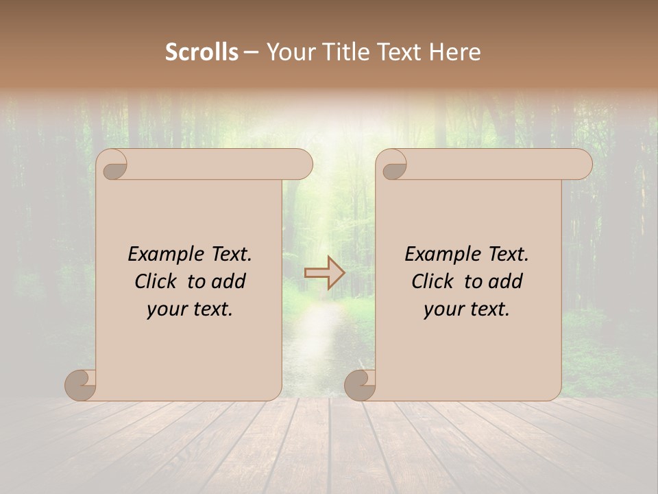 Frame Floor Light PowerPoint Template
