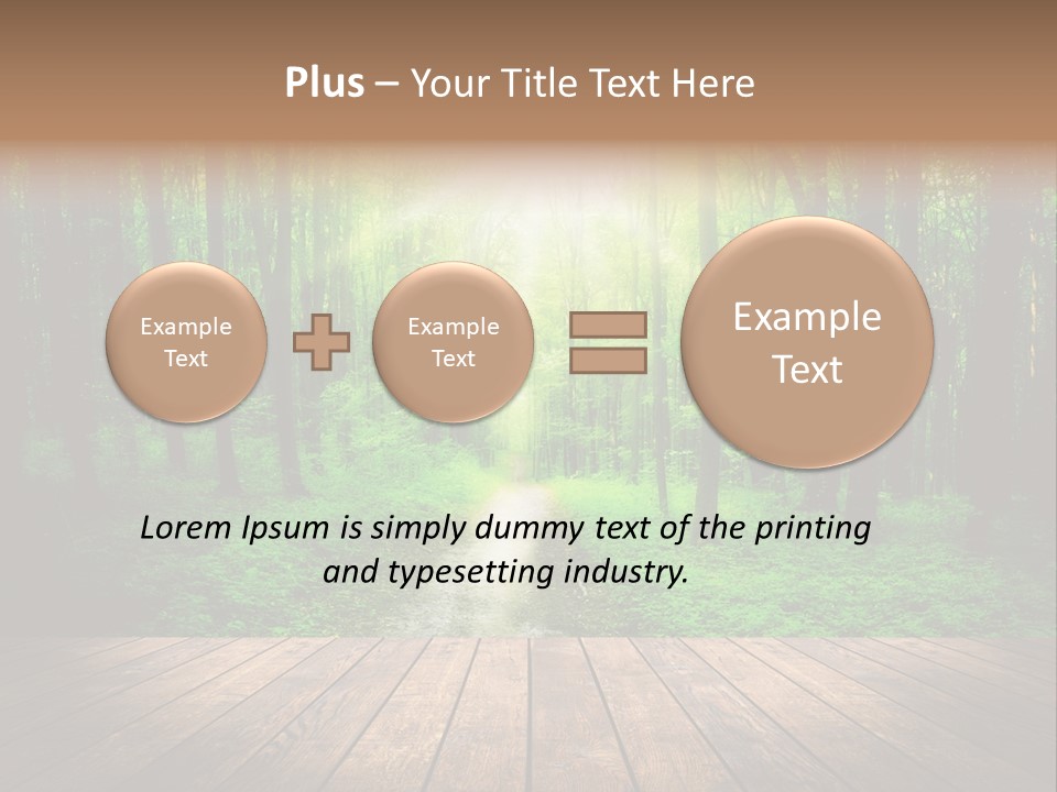 Frame Floor Light PowerPoint Template