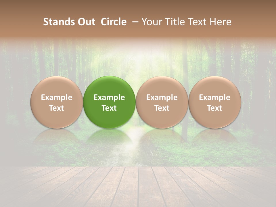 Frame Floor Light PowerPoint Template