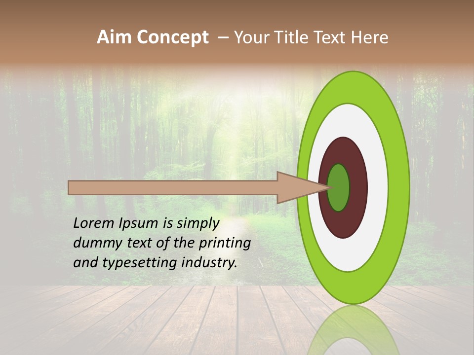 Frame Floor Light PowerPoint Template