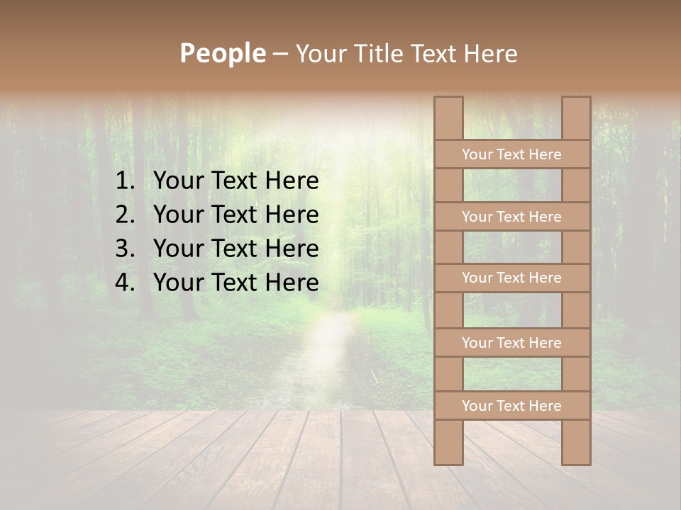 Frame Floor Light PowerPoint Template