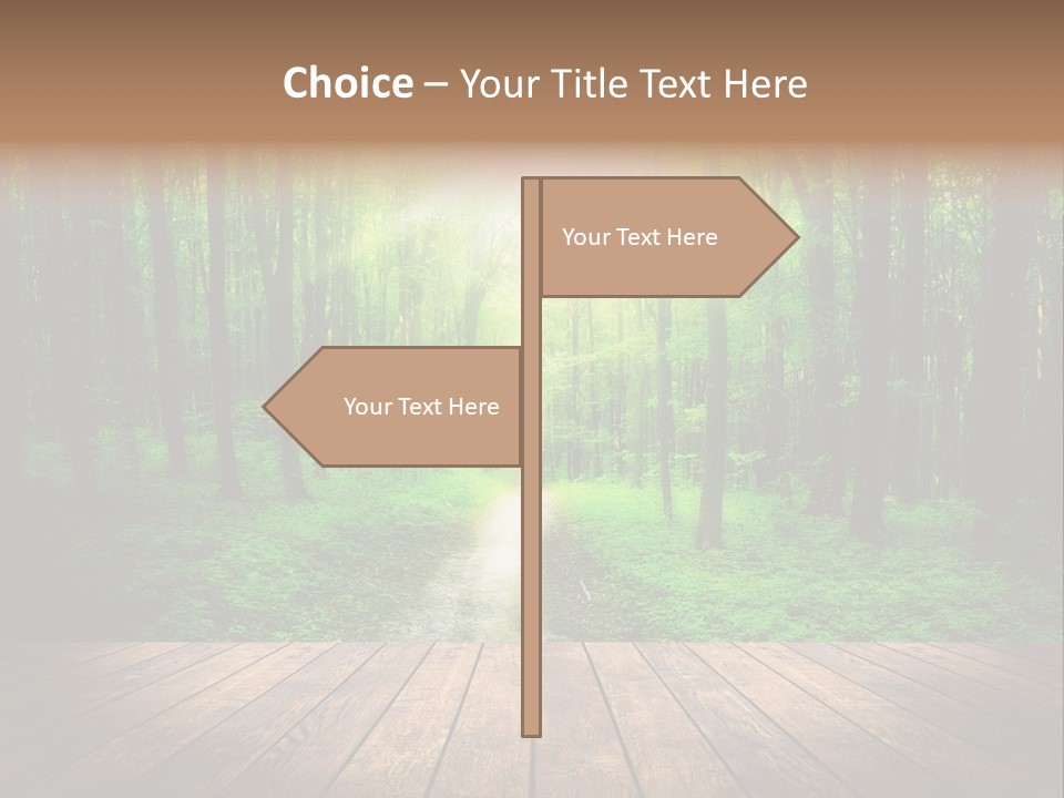 Frame Floor Light PowerPoint Template