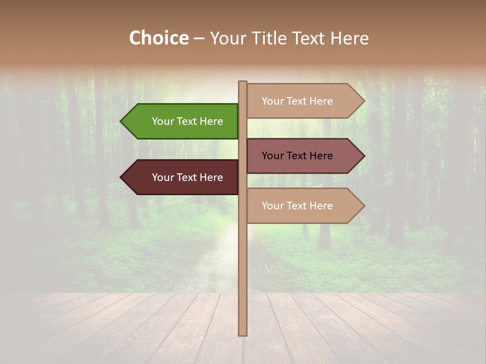 Frame Floor Light PowerPoint Template