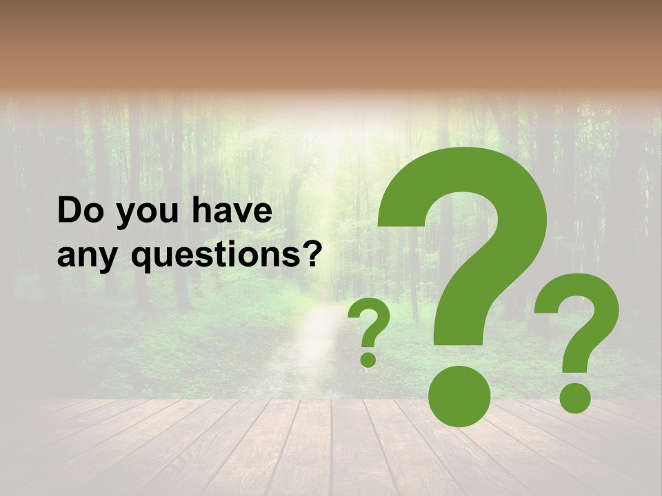 Frame Floor Light PowerPoint Template