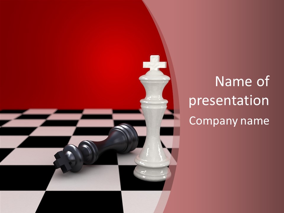 Powerful Checkmate Tactics PowerPoint Template