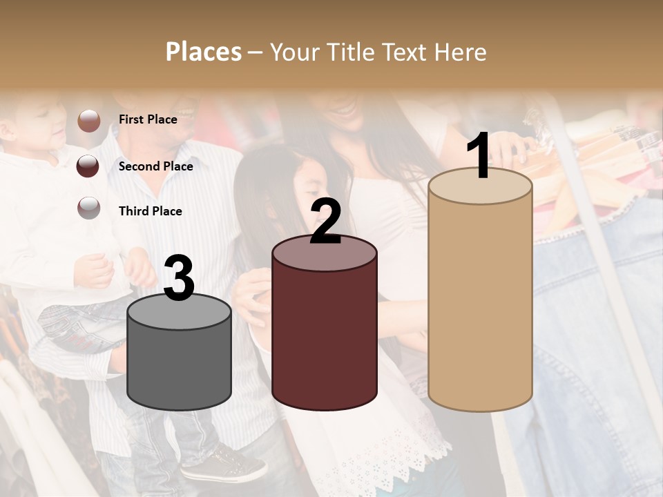 Smile Female Buyers PowerPoint Template