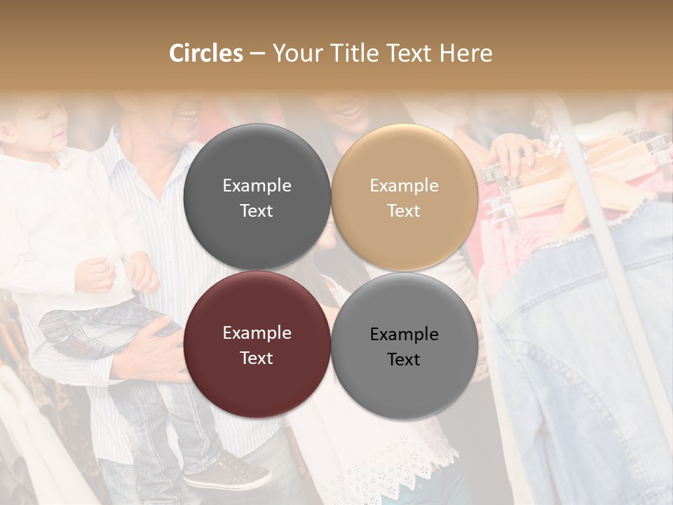 Smile Female Buyers PowerPoint Template