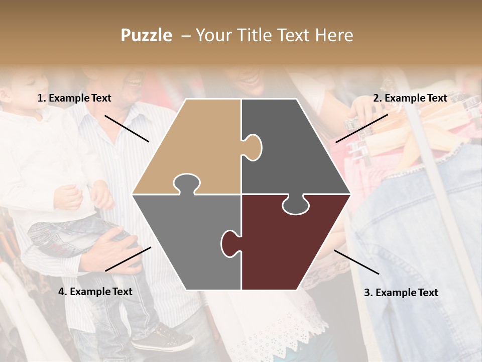 Smile Female Buyers PowerPoint Template