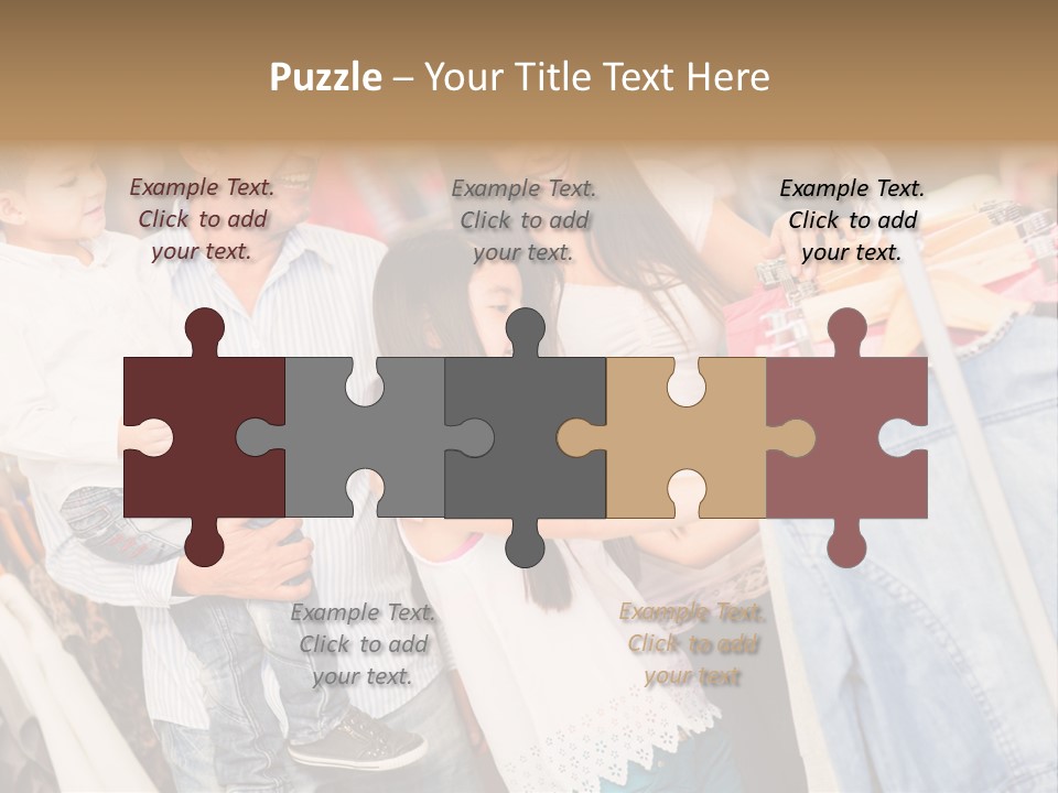 Smile Female Buyers PowerPoint Template