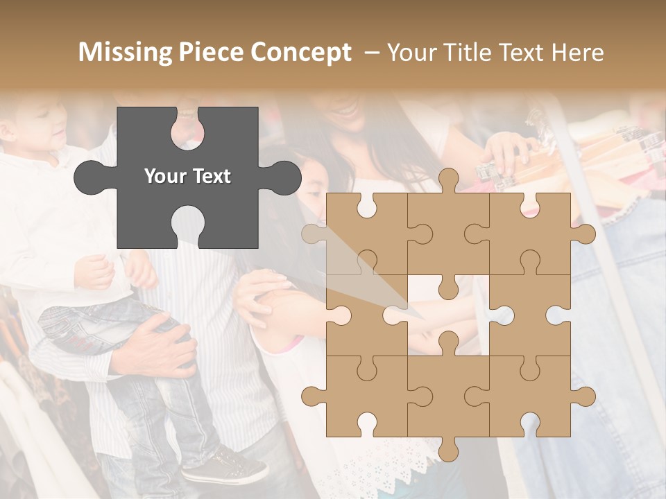 Smile Female Buyers PowerPoint Template