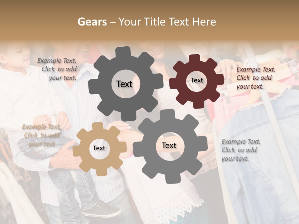 Smile Female Buyers PowerPoint Template