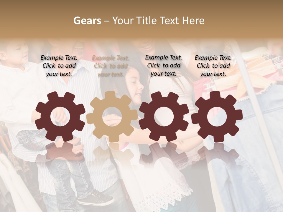 Smile Female Buyers PowerPoint Template