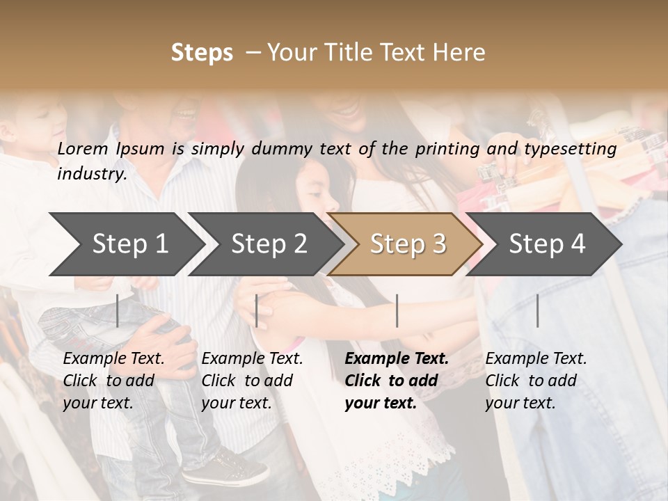 Smile Female Buyers PowerPoint Template
