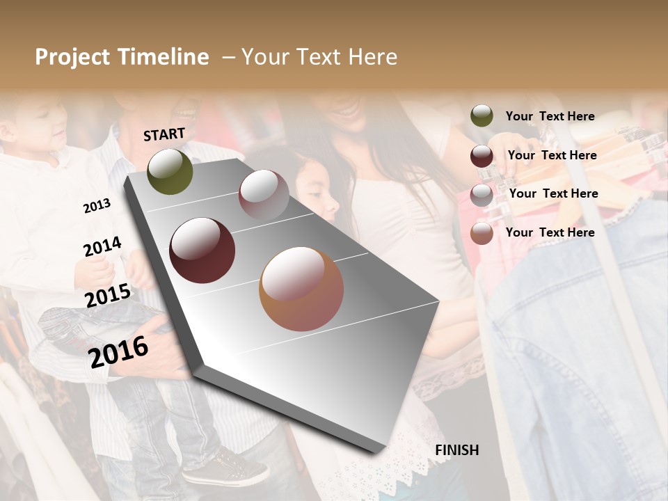 Smile Female Buyers PowerPoint Template