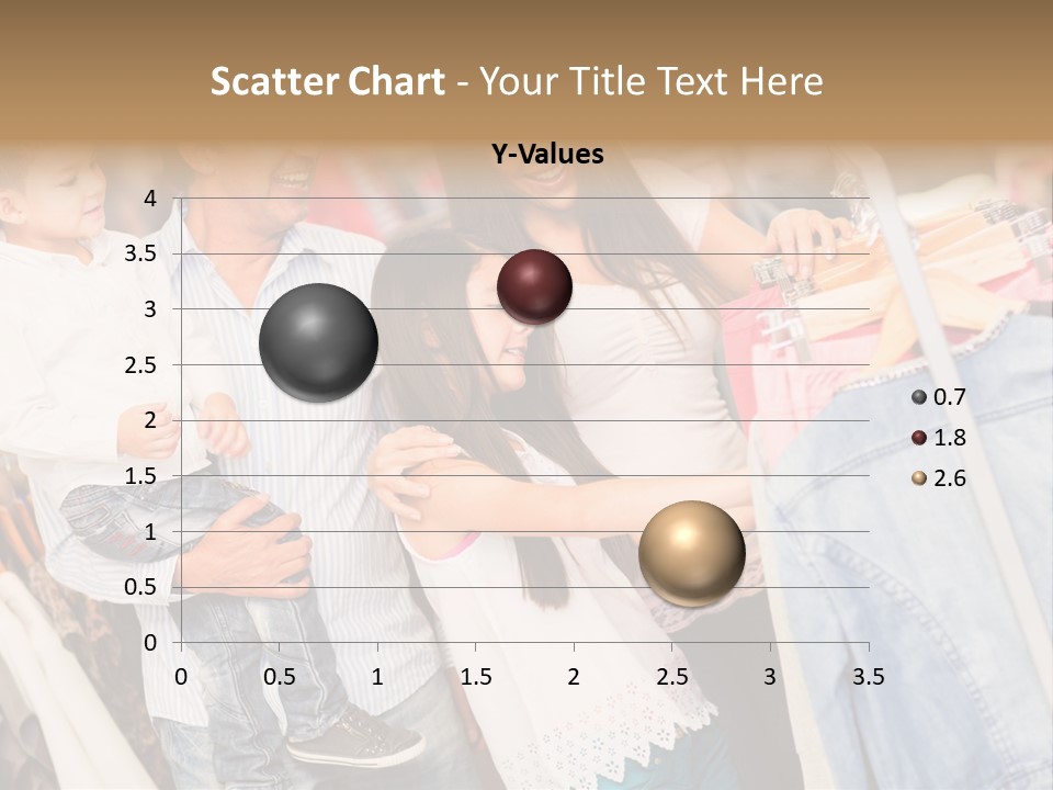Smile Female Buyers PowerPoint Template
