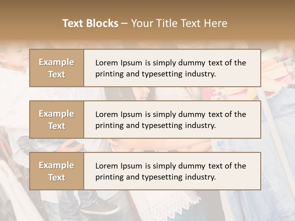 Smile Female Buyers PowerPoint Template