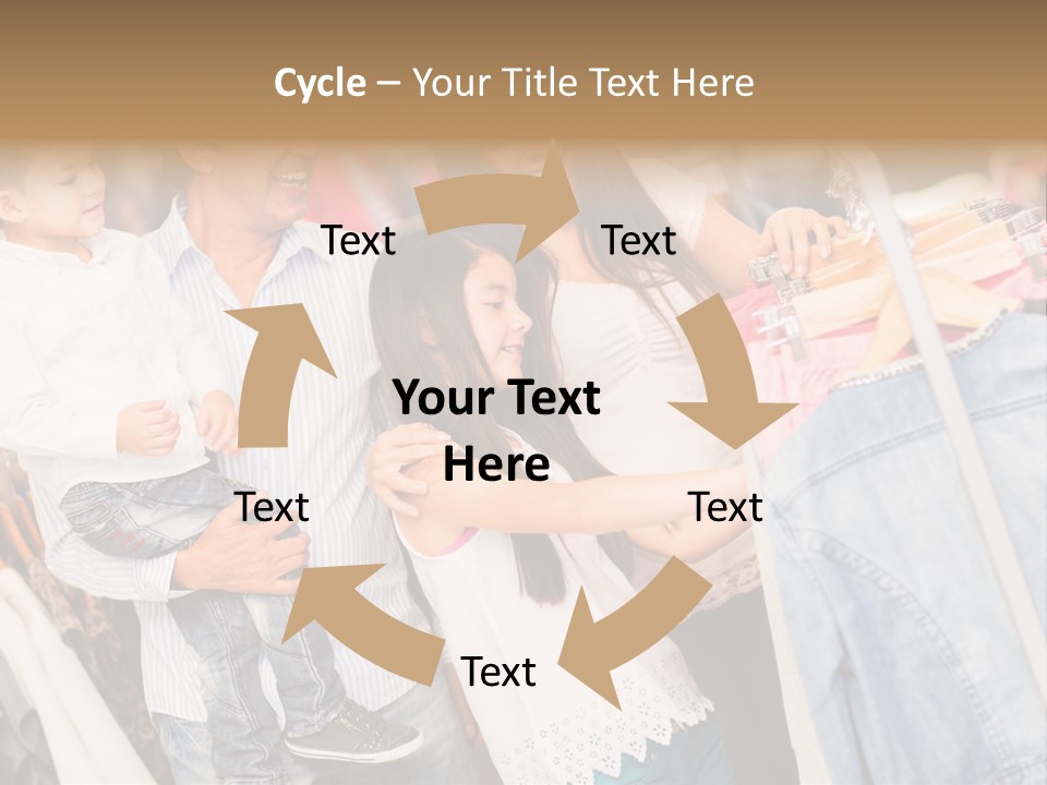 Smile Female Buyers PowerPoint Template