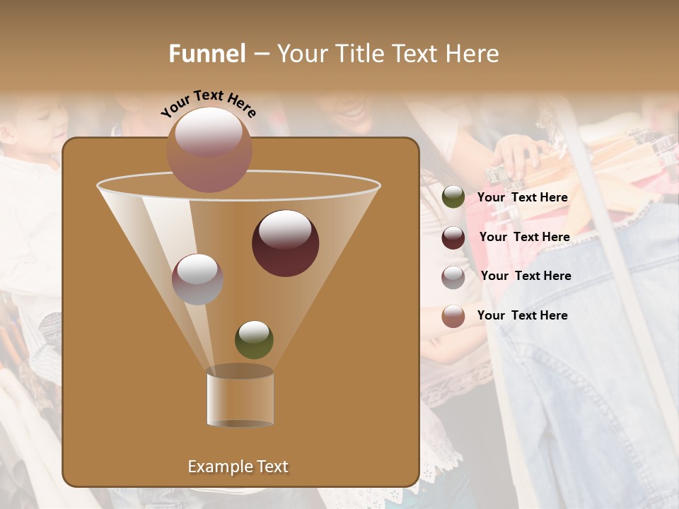 Smile Female Buyers PowerPoint Template