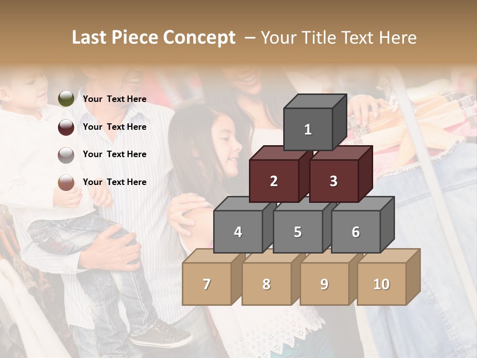 Smile Female Buyers PowerPoint Template