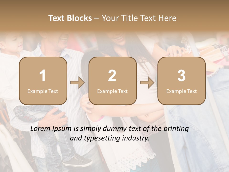 Smile Female Buyers PowerPoint Template