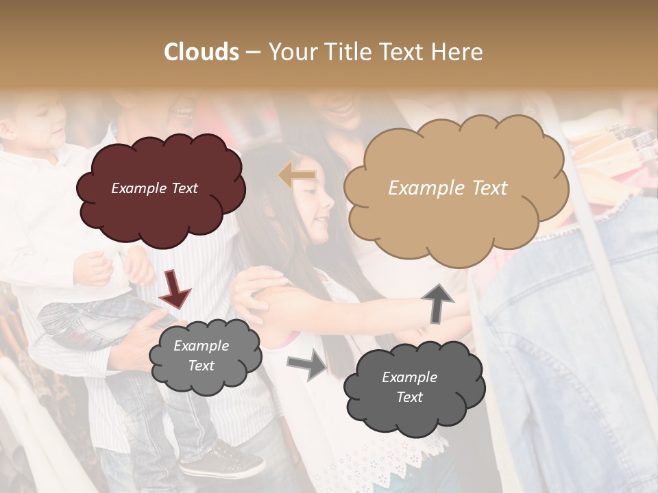 Smile Female Buyers PowerPoint Template