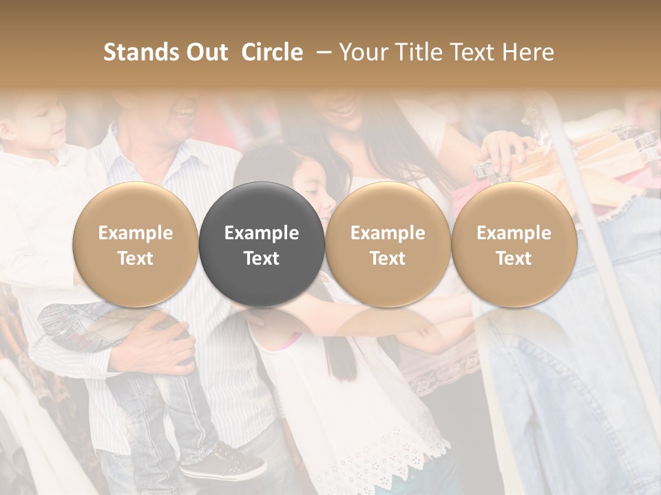 Smile Female Buyers PowerPoint Template