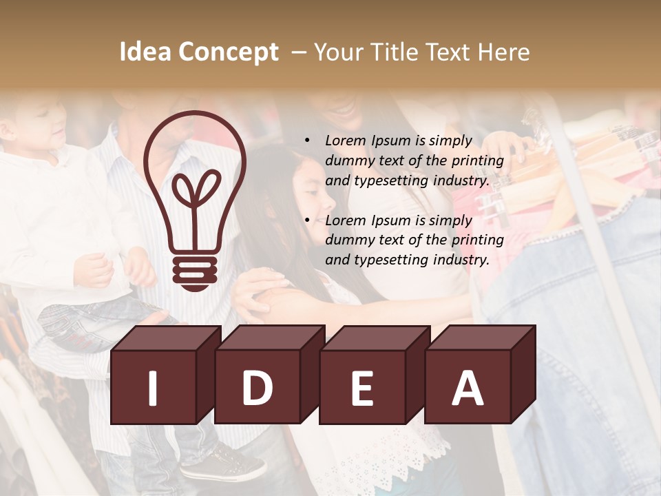 Smile Female Buyers PowerPoint Template