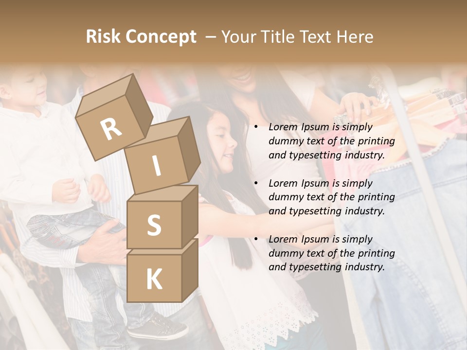 Smile Female Buyers PowerPoint Template