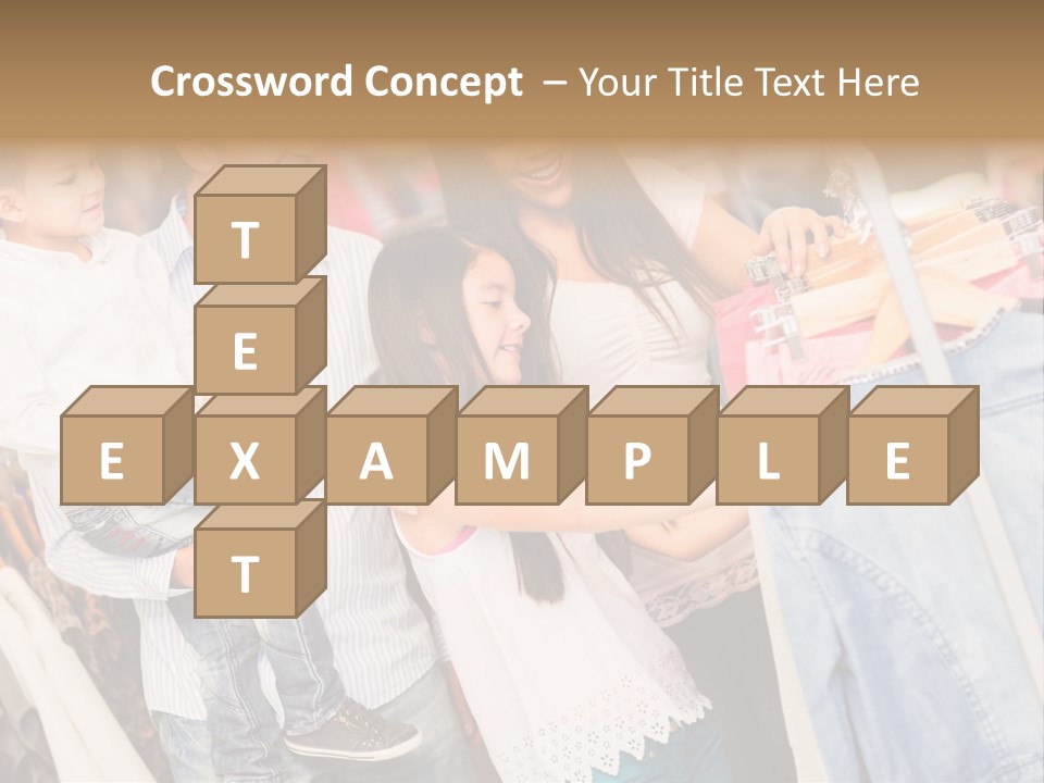 Smile Female Buyers PowerPoint Template