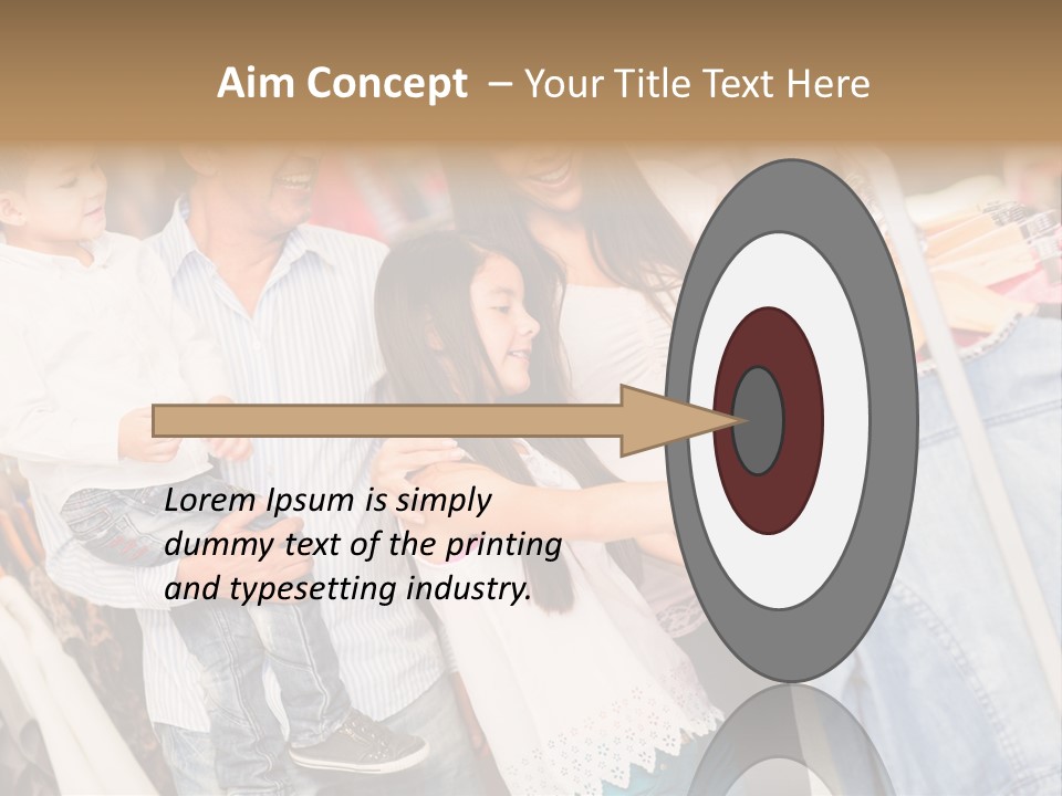 Smile Female Buyers PowerPoint Template