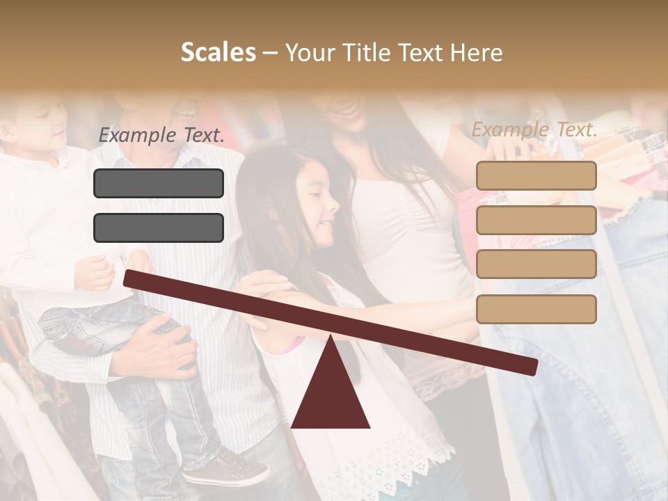 Smile Female Buyers PowerPoint Template