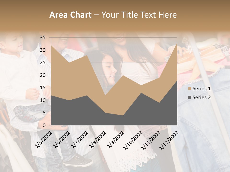 Smile Female Buyers PowerPoint Template