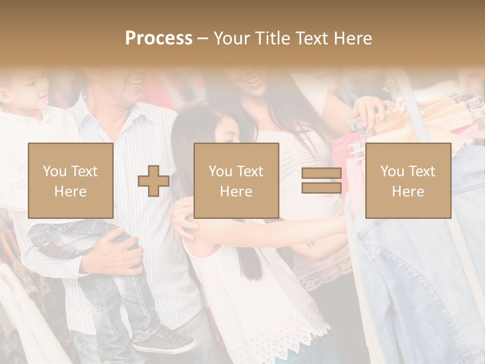 Smile Female Buyers PowerPoint Template