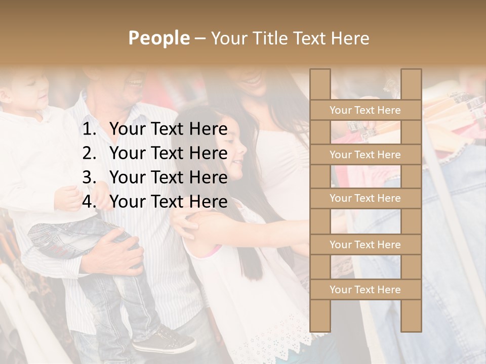 Smile Female Buyers PowerPoint Template