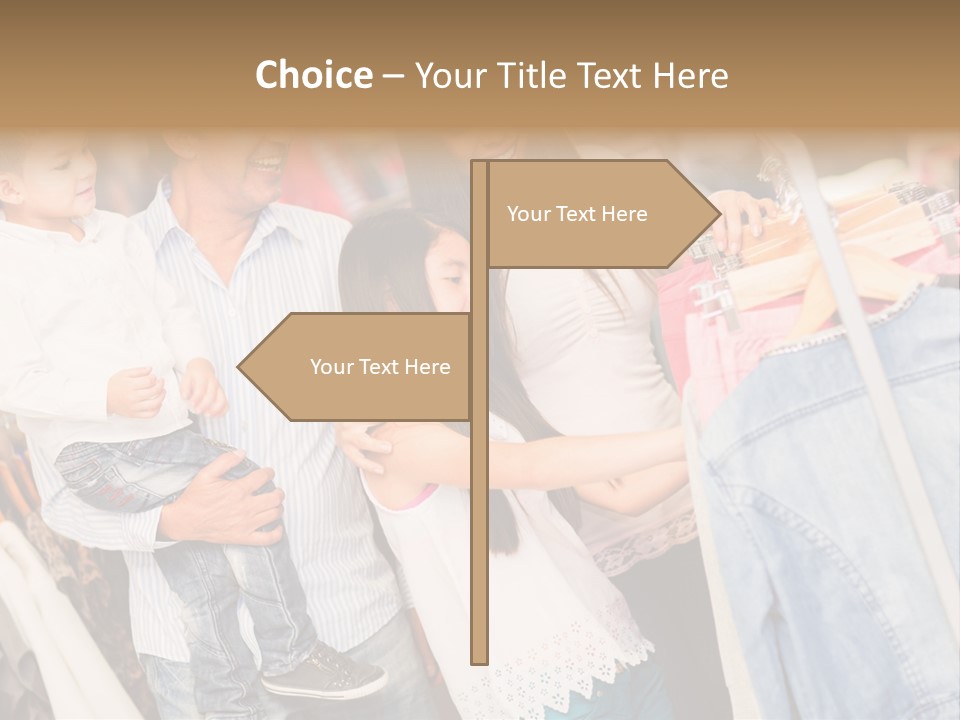 Smile Female Buyers PowerPoint Template