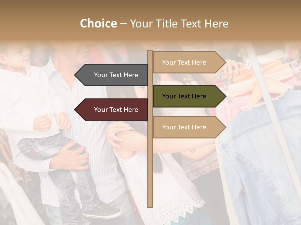 Smile Female Buyers PowerPoint Template