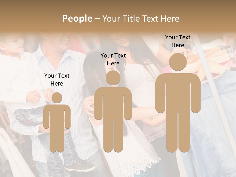 Smile Female Buyers PowerPoint Template