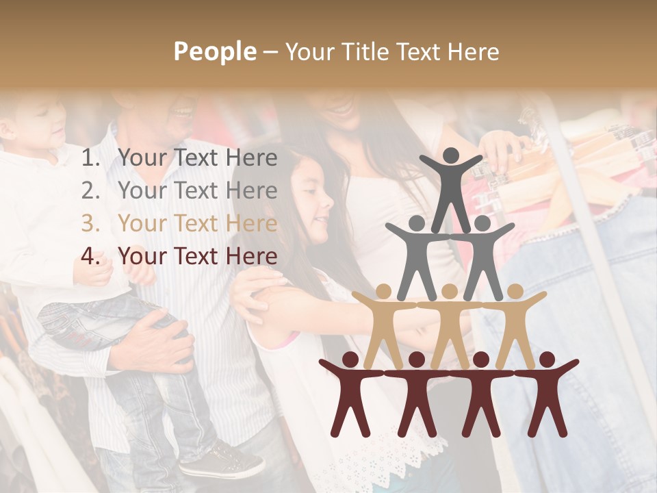 Smile Female Buyers PowerPoint Template