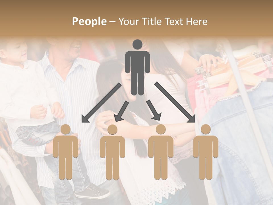 Smile Female Buyers PowerPoint Template